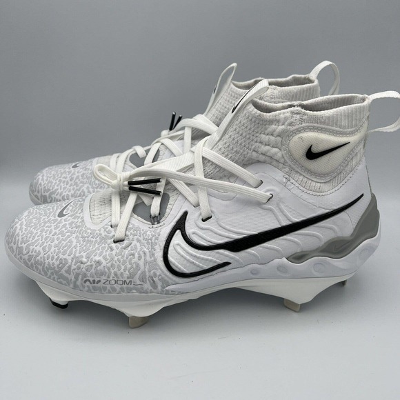 Nike Alpha Huarache NXT White Metal Baseball Cleats Mens Size 7 DJ6517 100 main image 7